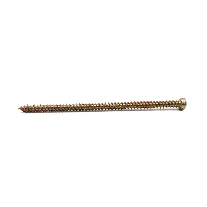 Torx sürücü küçük düz başlı akıllı vida sarı çinko kaplama